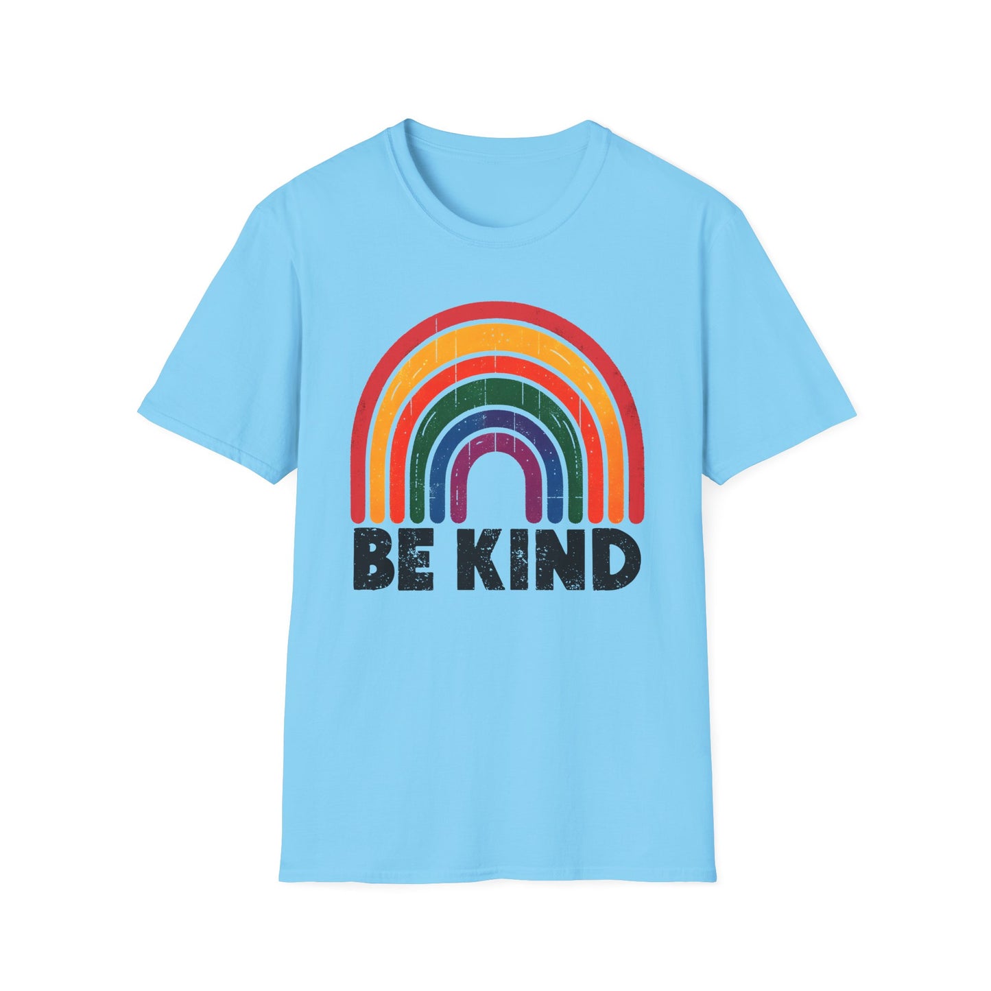 Be Kind Rainbow Softstyle T-Shirt