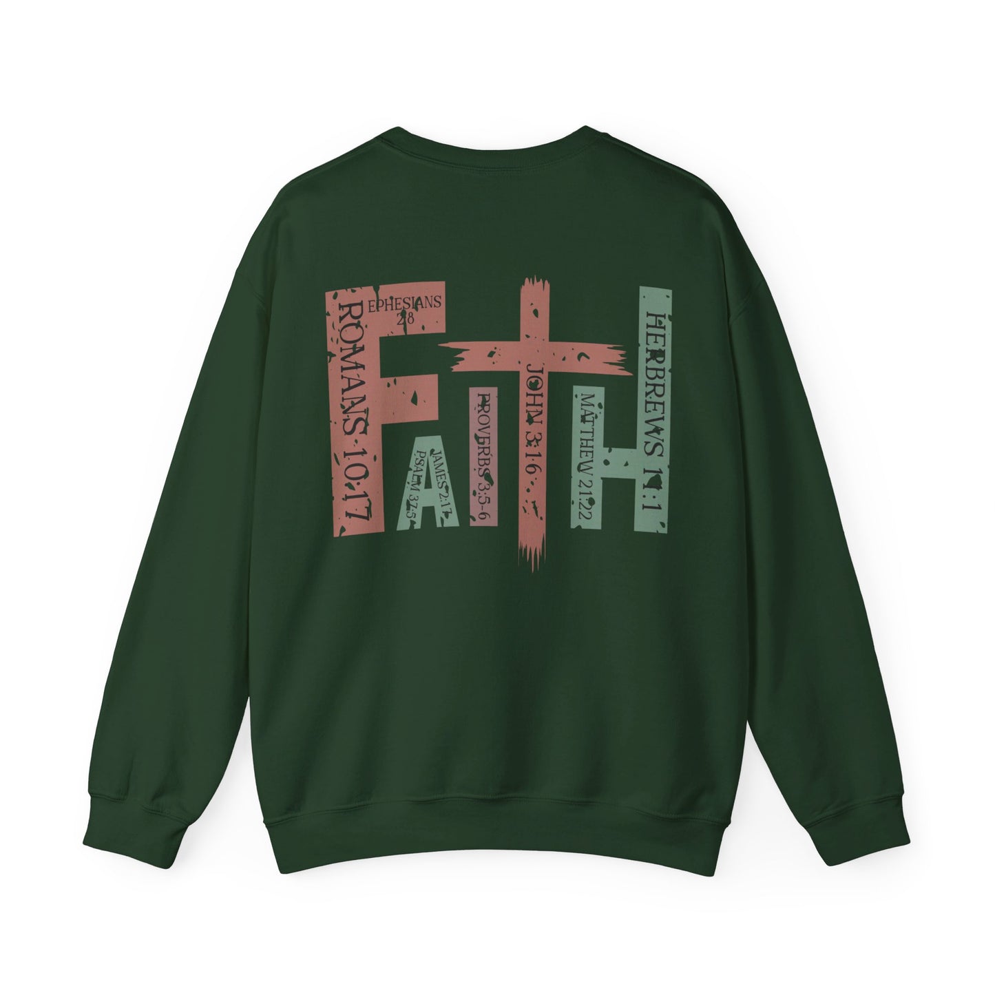 Faith F/B Heavy Blend™ Crewneck Sweatshirt