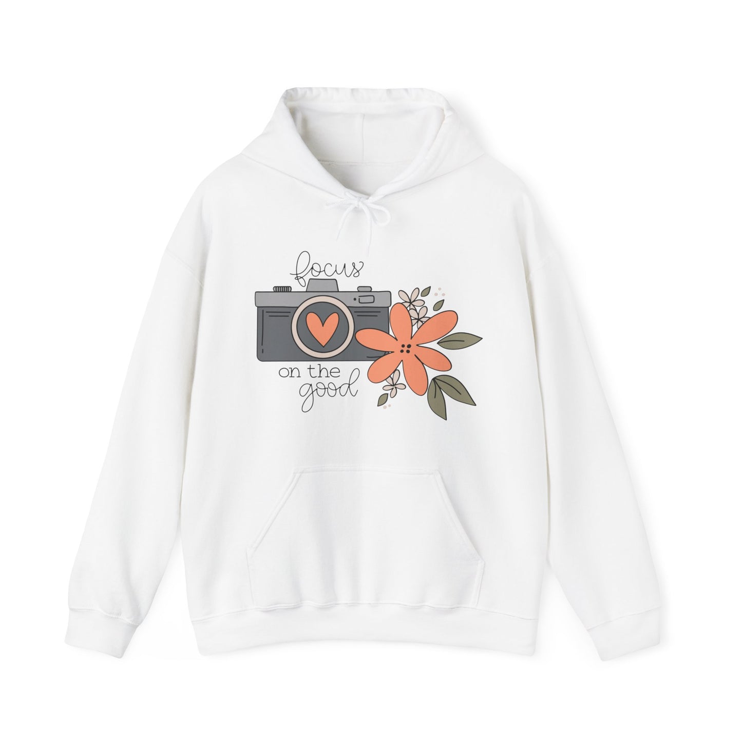 Focus On The Good Heavy Blend™ Hooded Sweatshirt