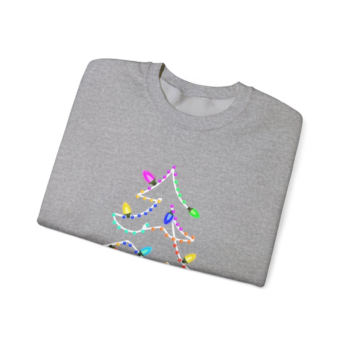 Lighted Christmas Tree  Heavy Blend™ Crewneck Sweatshirt