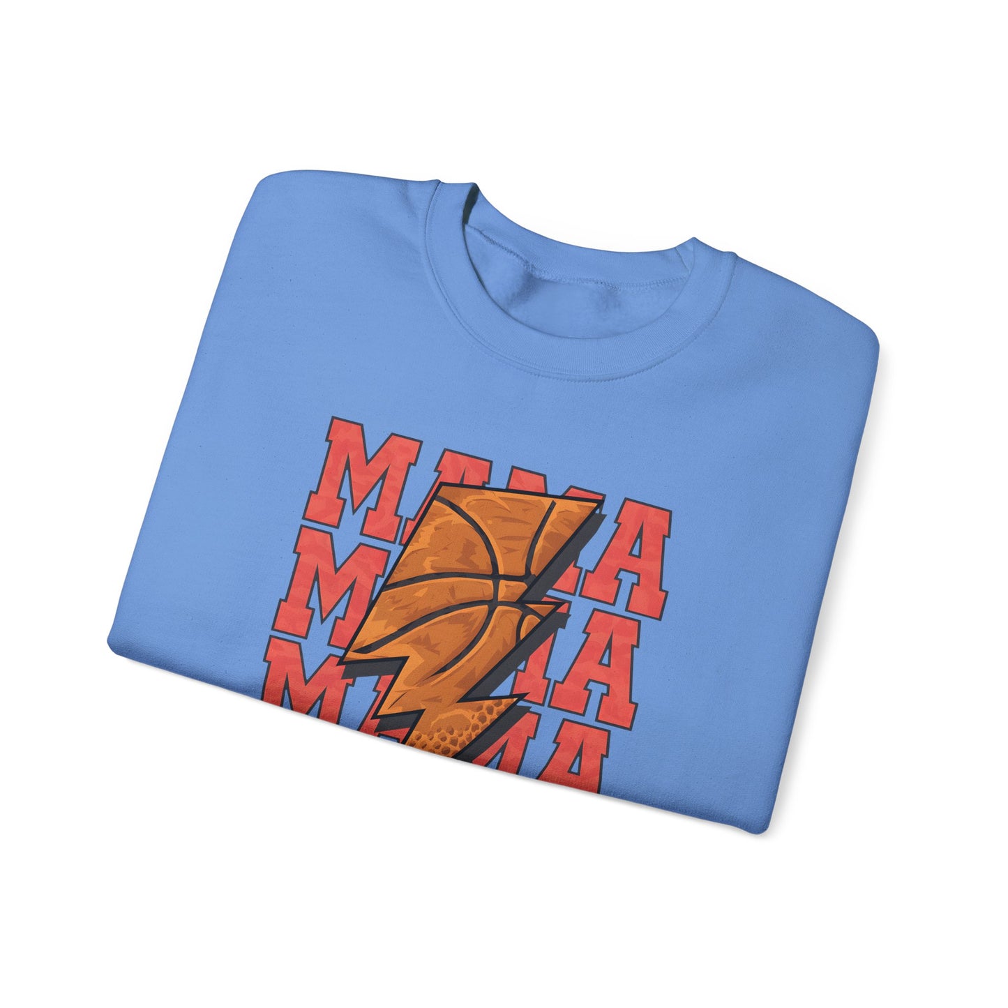 Stacked Basketball Mama Heavy Blend™ Crewneck Sweatshirt