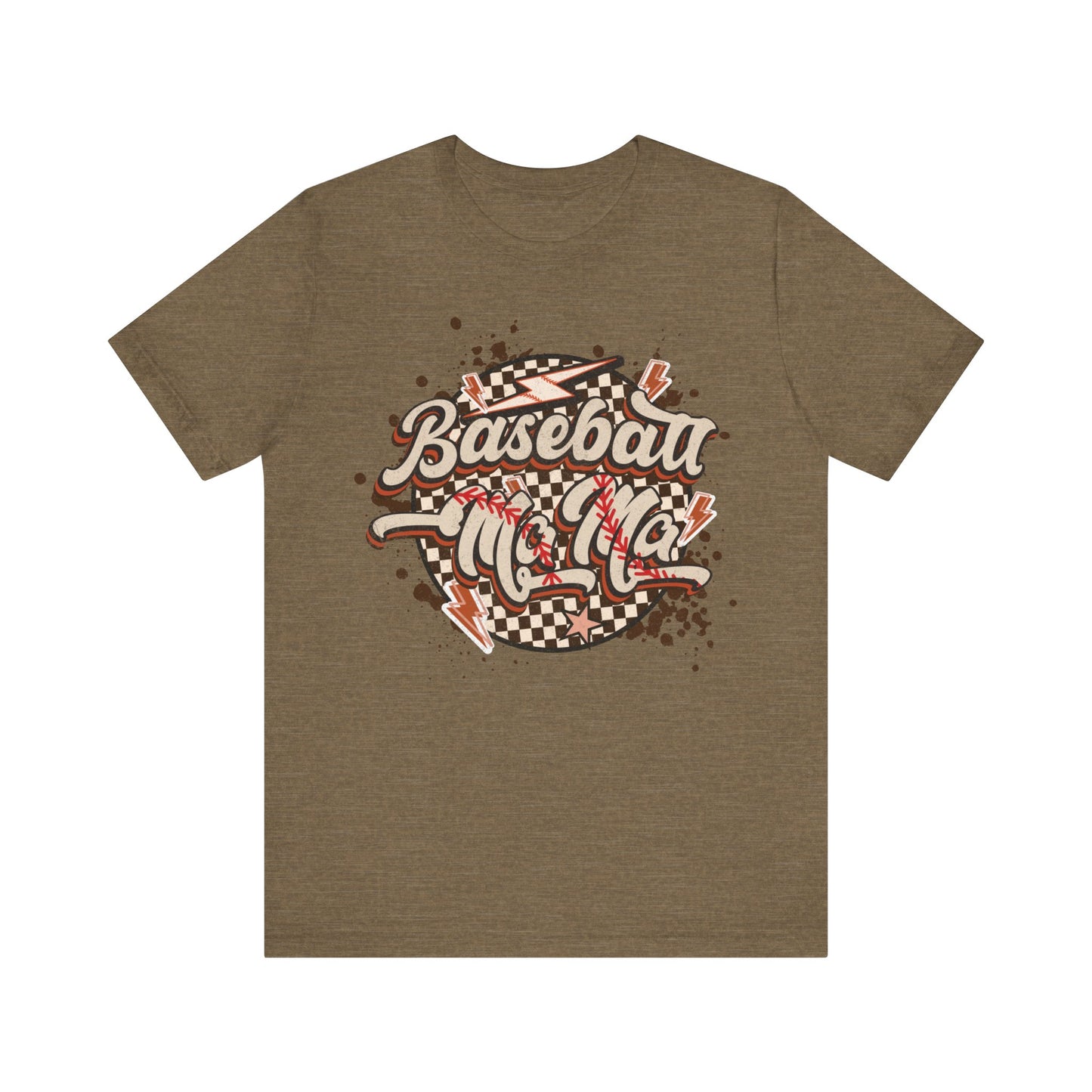 Retro Baseball Mama Jersey Short Sleeve Tee