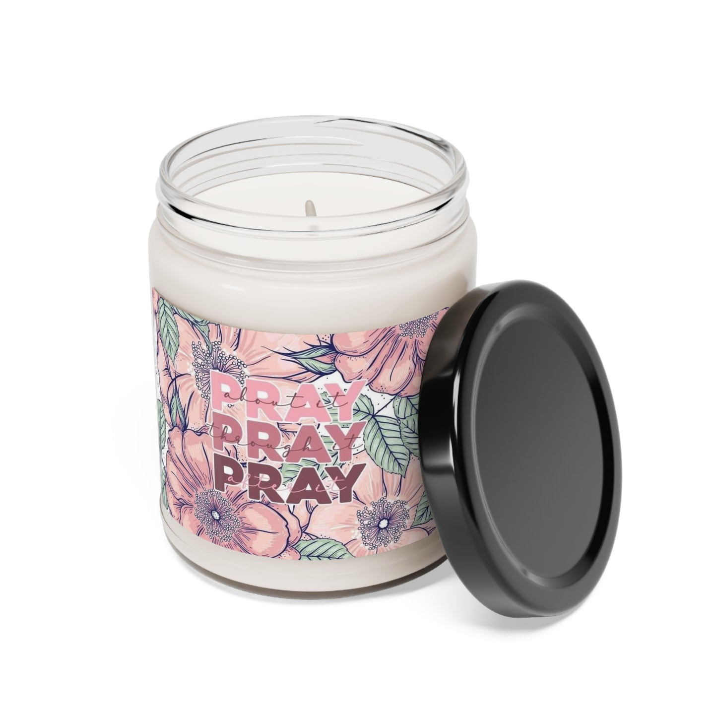 Floral Pray Scented Soy Candle, 9oz