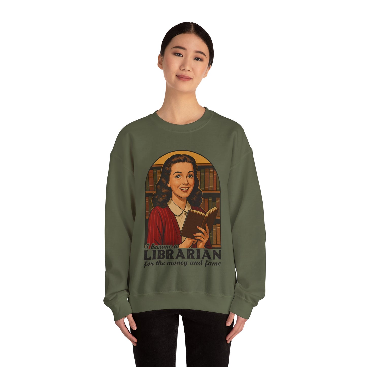 Librarian Heavy Blend™ Crewneck Sweatshirt