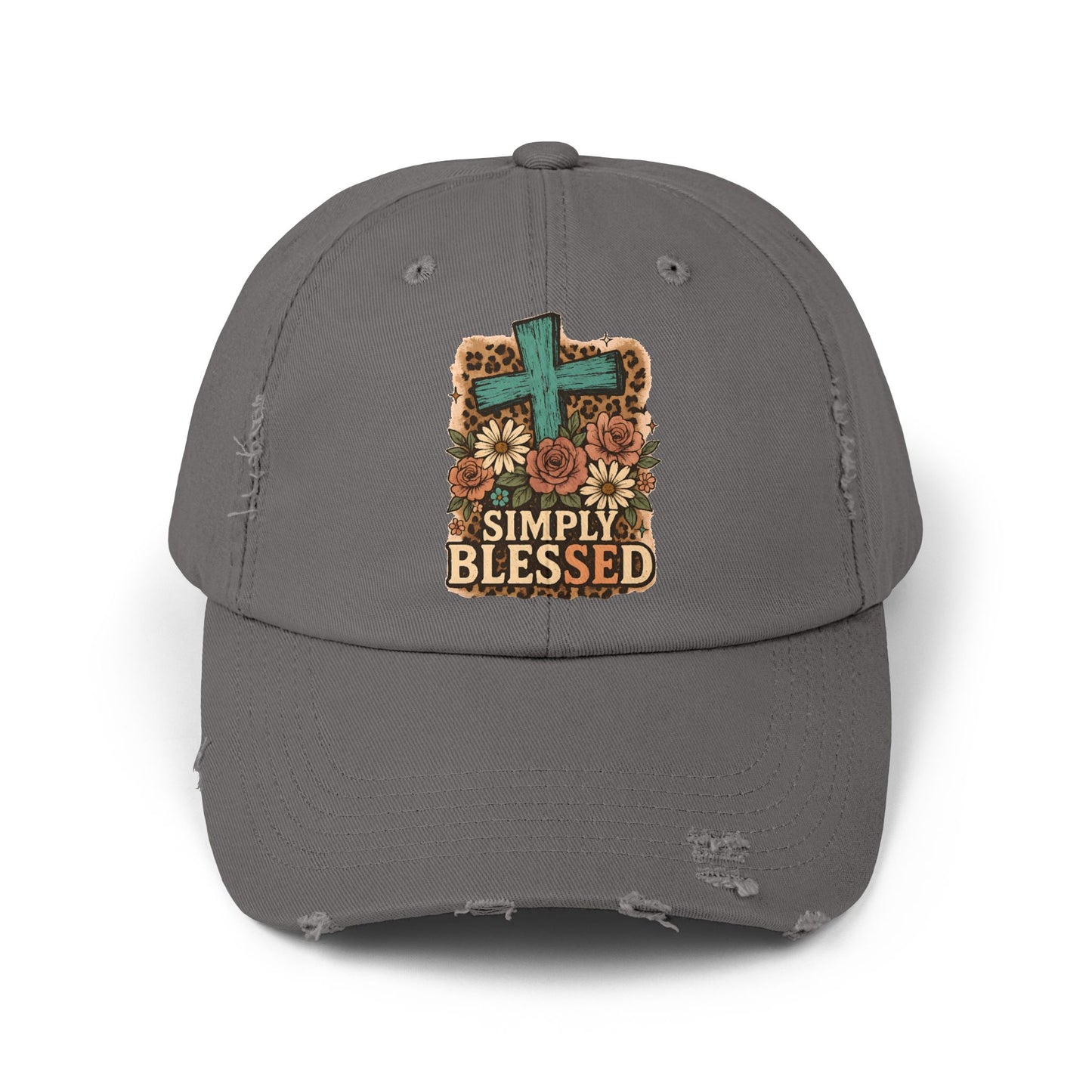 Simply Blessed Distressed Cap
