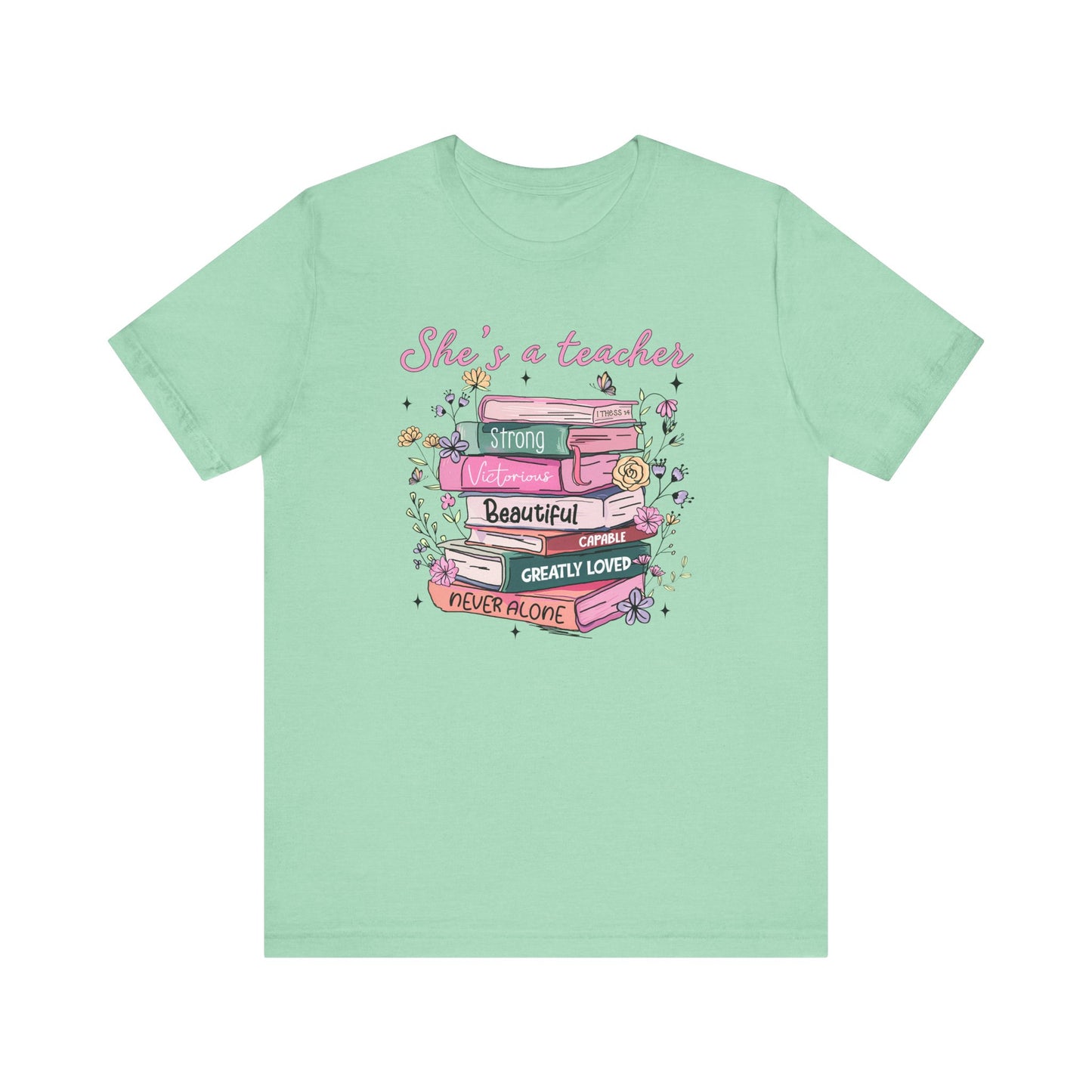 She’s A Teacher Jersey Short Sleeve Tee