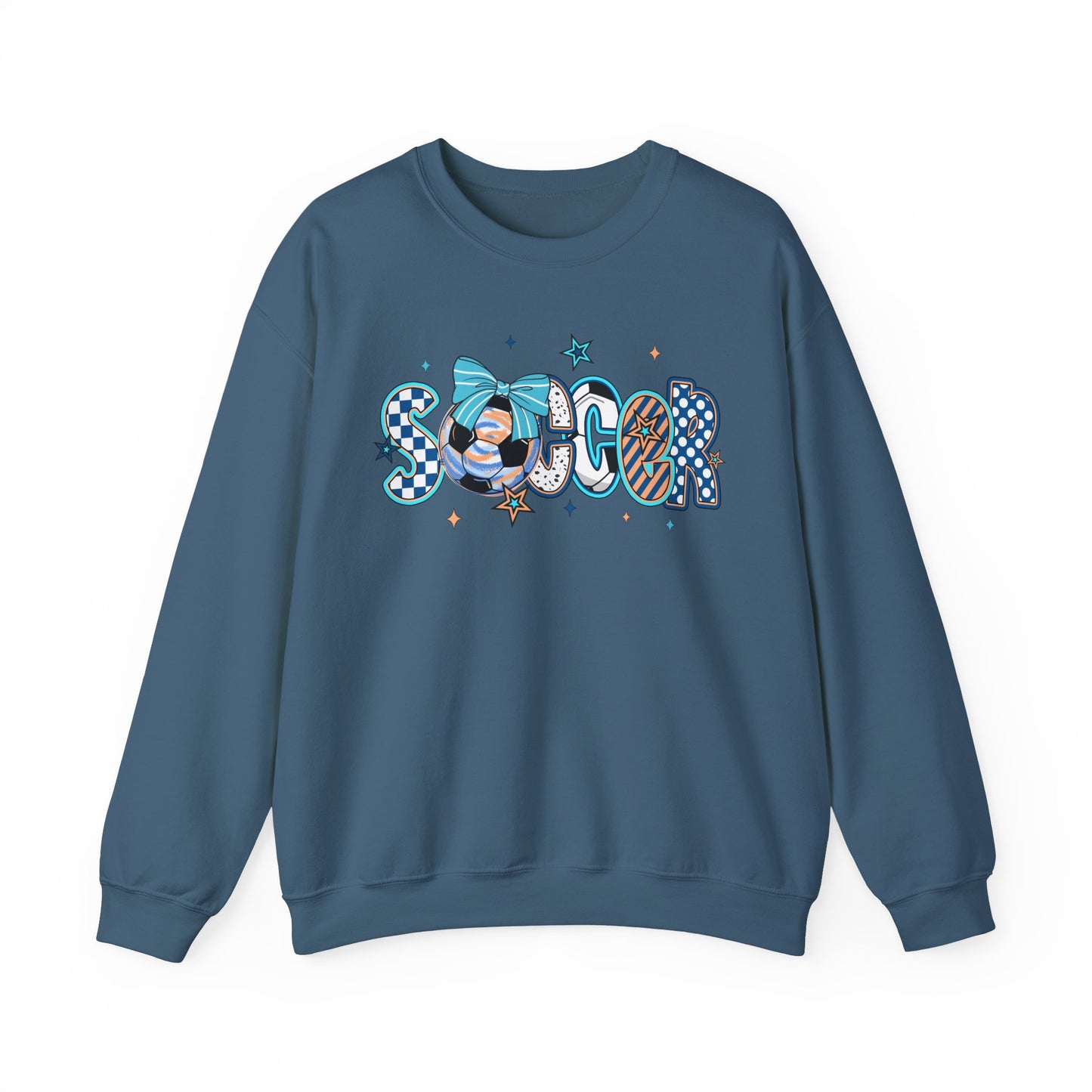 Doodle Soccer Heavy Blend™ Crewneck Sweatshirt