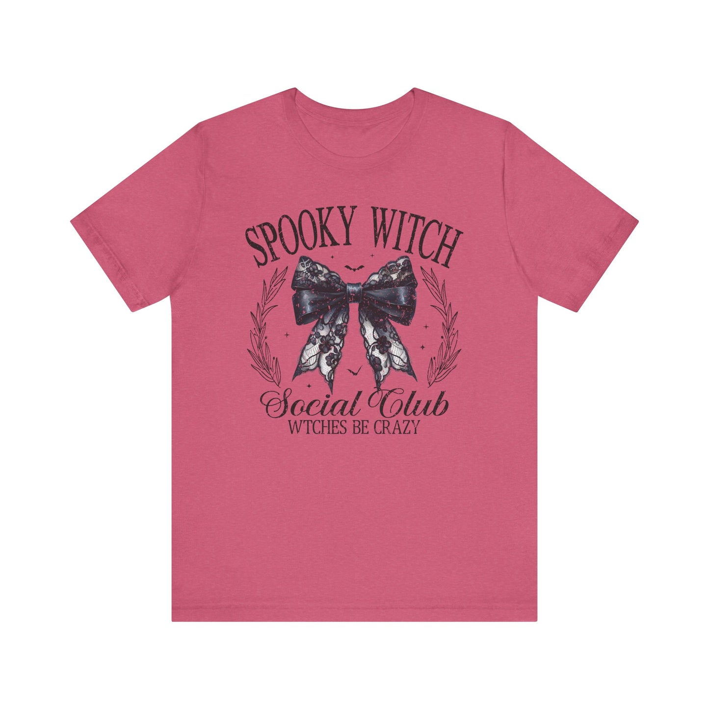Spooky Witch Social Club Jersey Short Sleeve Tee