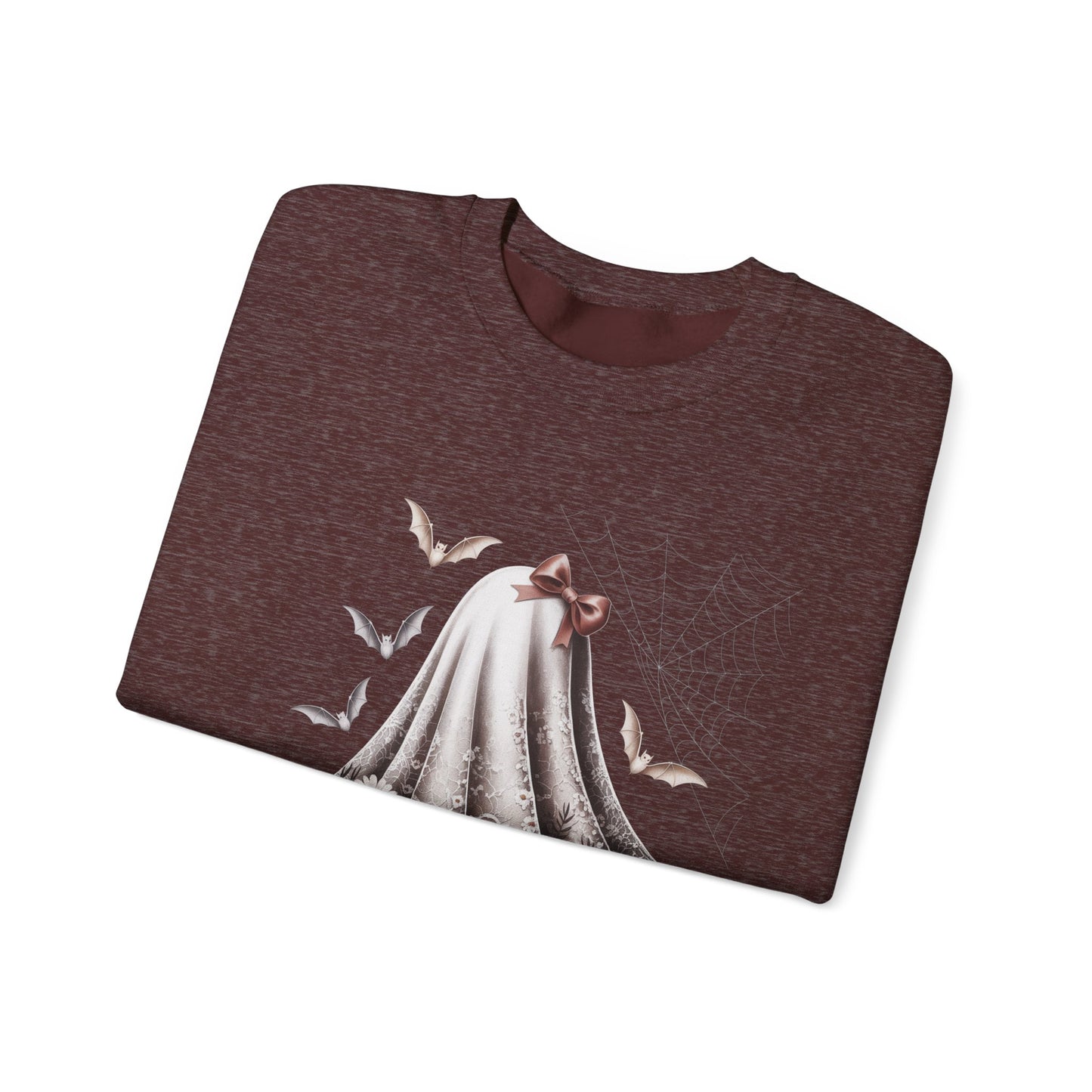 Lace Ghost Heavy Blend™ Crewneck Sweatshirt