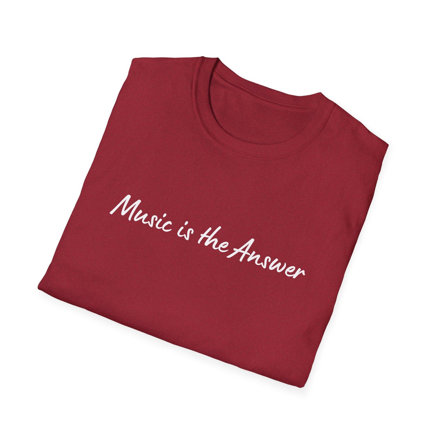 Music Is The Answer Softstyle T-Shirt