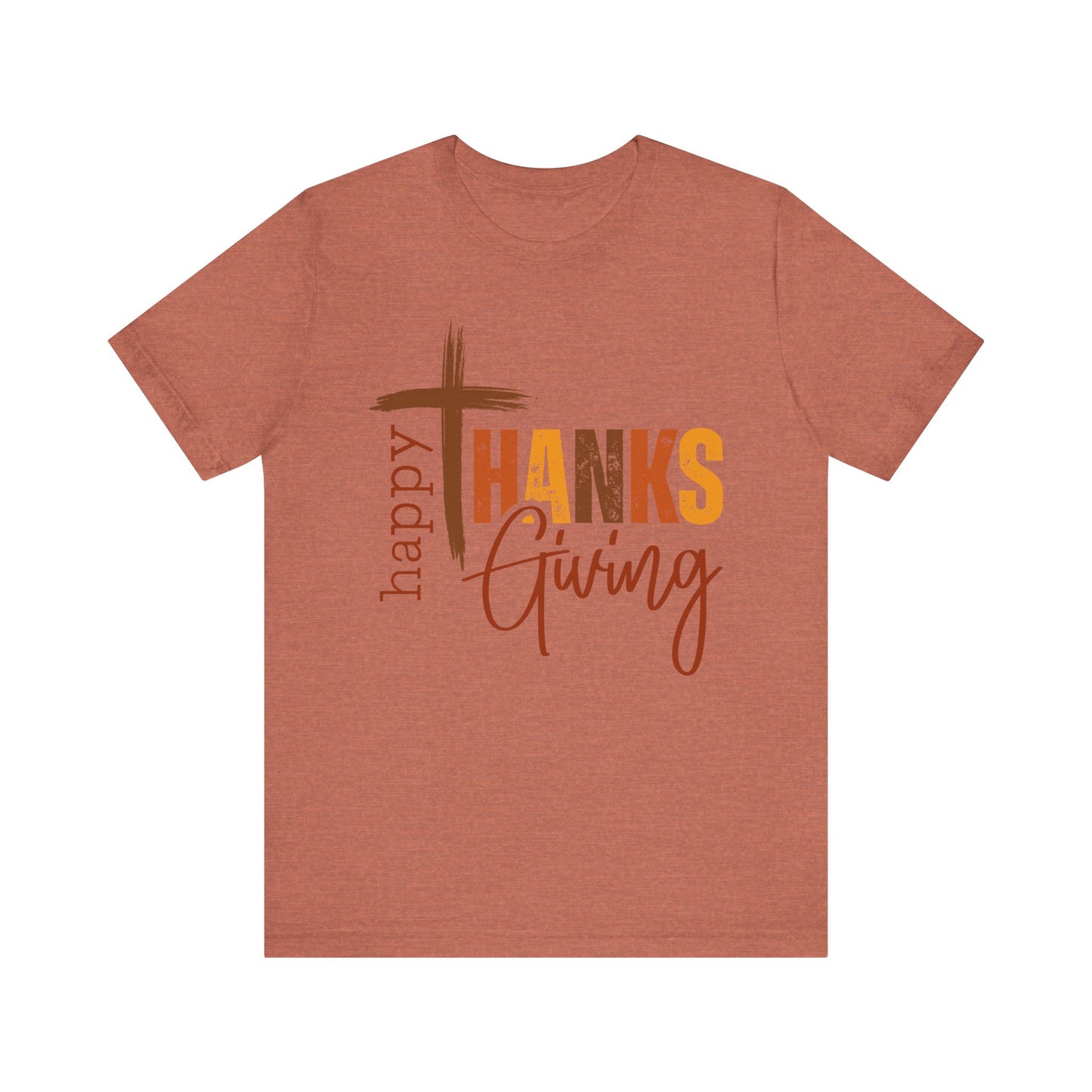 Happy Thanks Giving Jersey Short Sleeve Tee