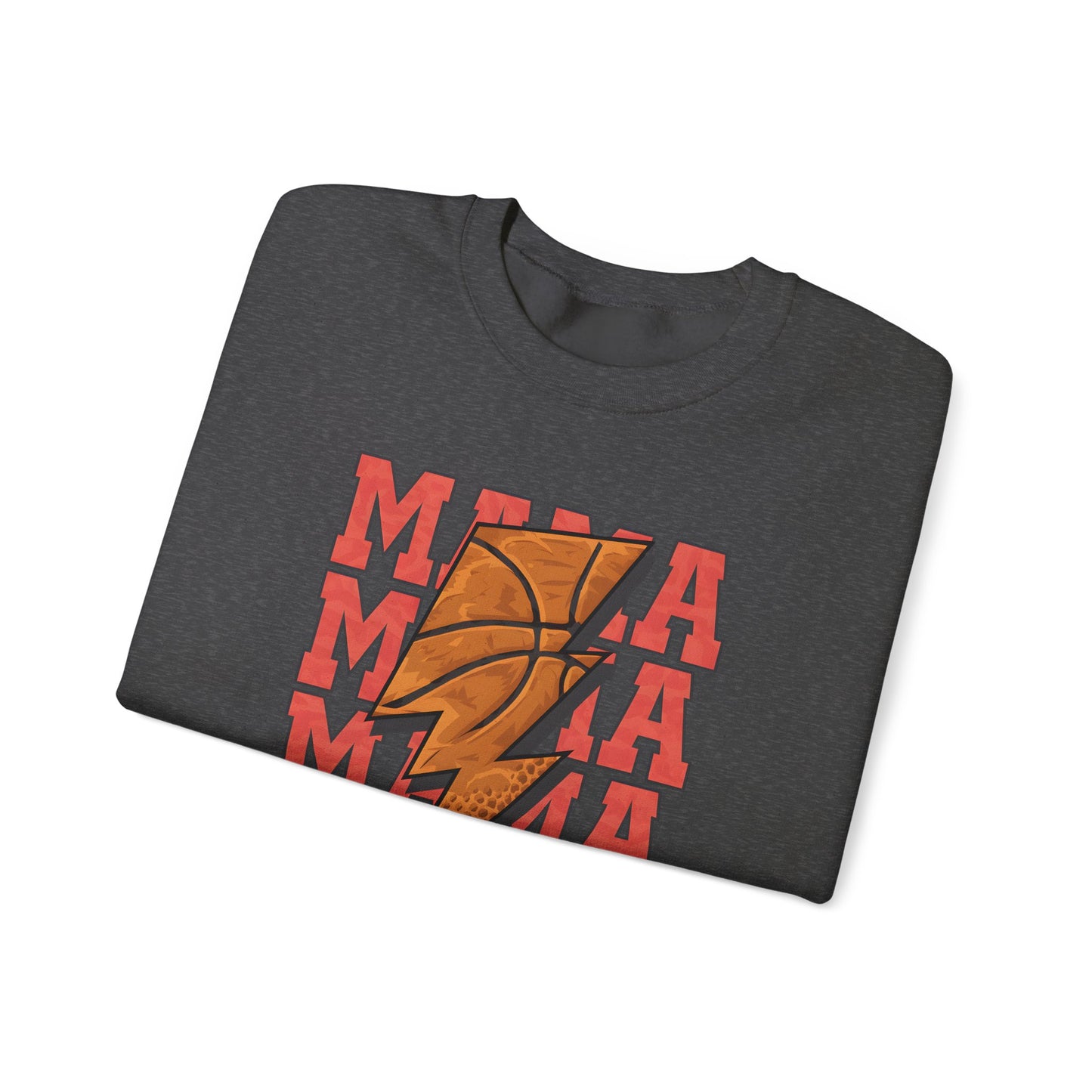 Stacked Basketball Mama Heavy Blend™ Crewneck Sweatshirt