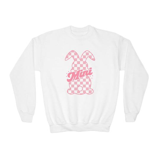 Pink Bunny Mini Crewneck Sweatshirt