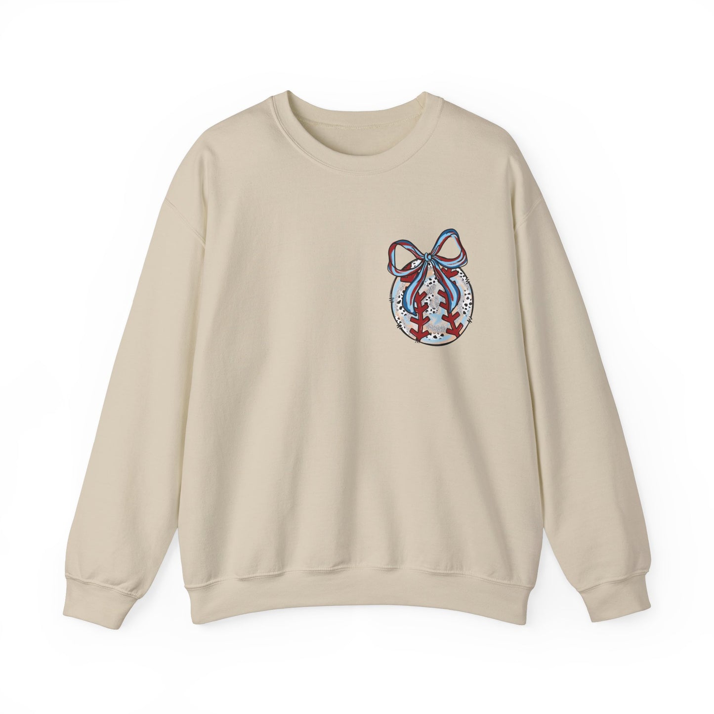 Doodle Baseball Pocket Heavy Blend™ Crewneck Sweatshirt