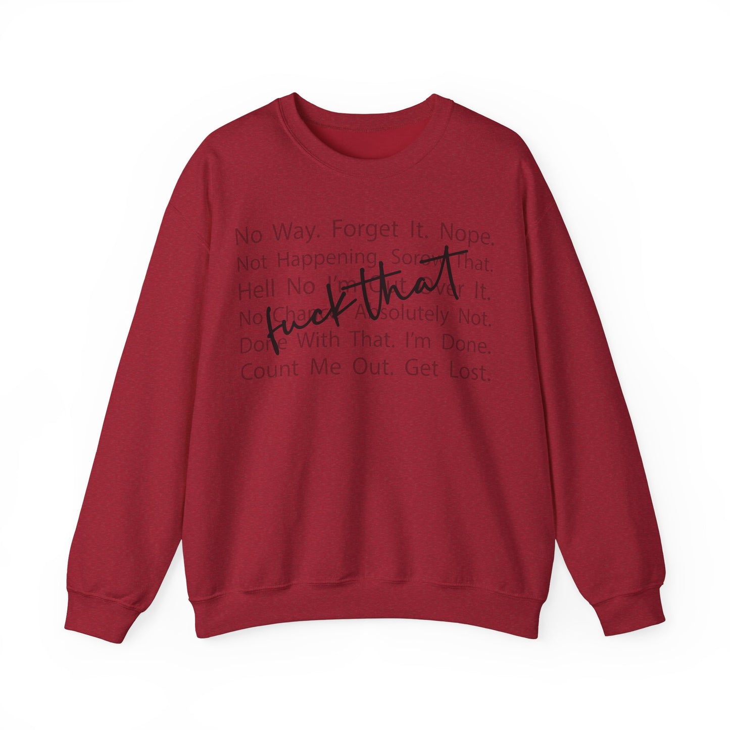 F That Heavy Blend™ Crewneck Sweatshirt