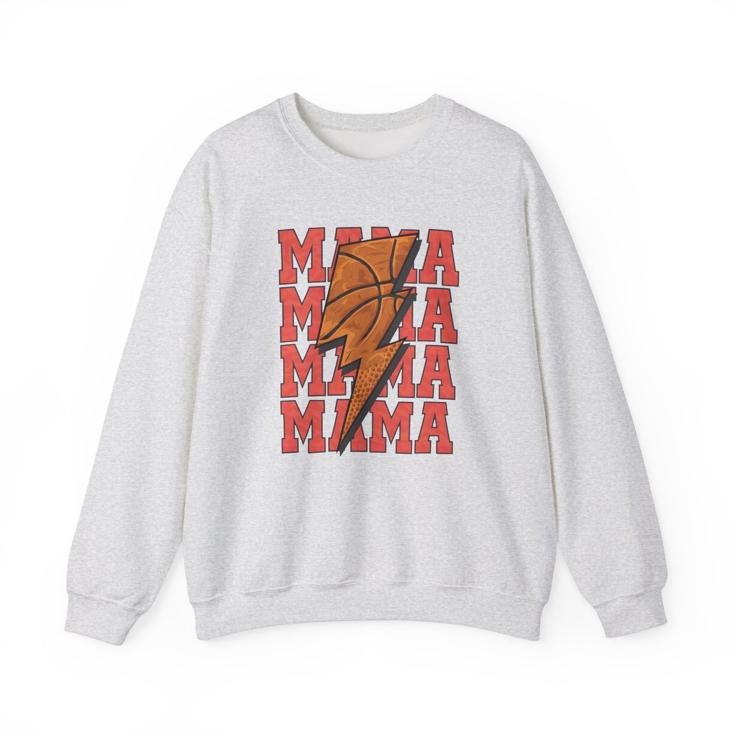 Stacked Basketball Mama Heavy Blend™ Crewneck Sweatshirt