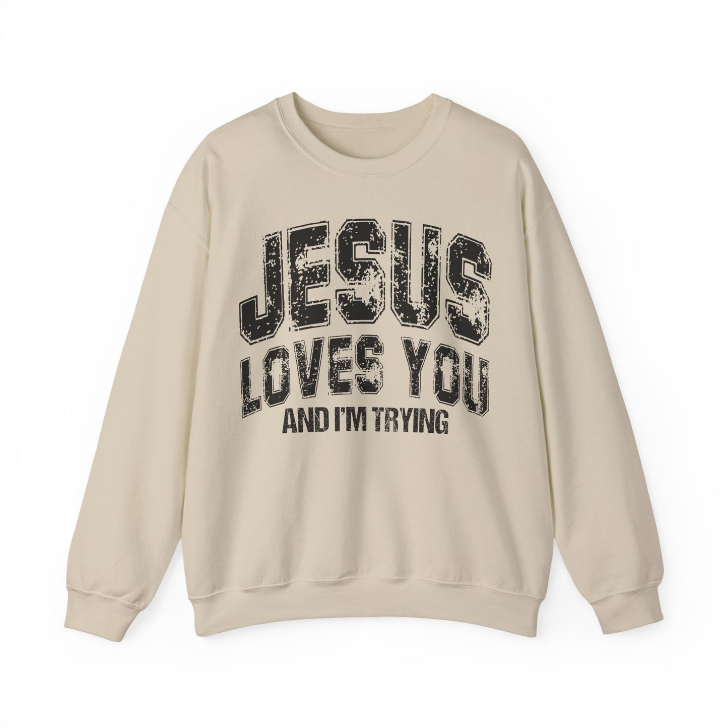 Im Trying Heavy Blend™ Crewneck Sweatshirt