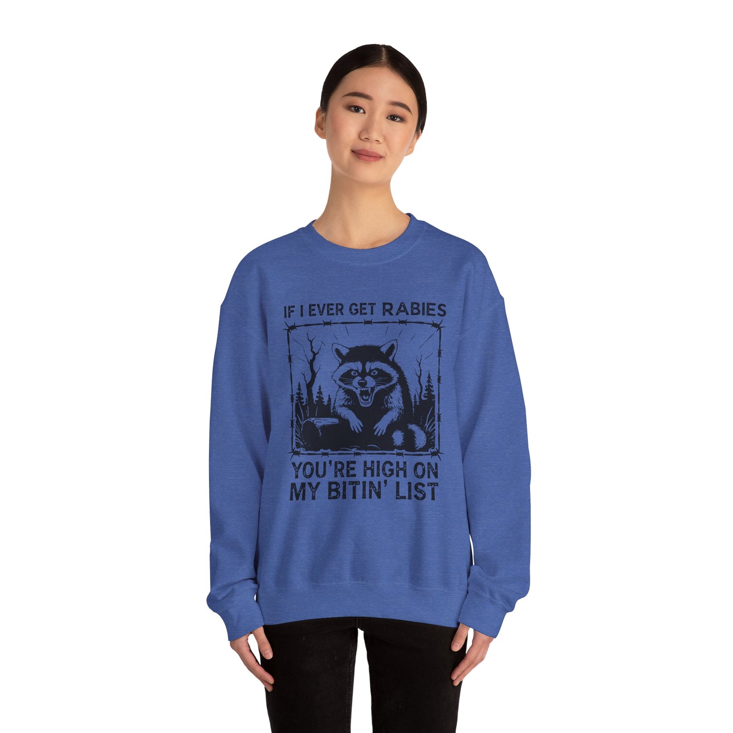 High On My Bitin List Heavy Blend™ Crewneck Sweatshirt