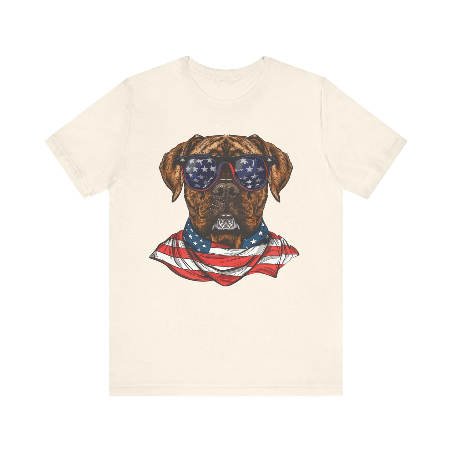 Patriotic Boxer Jersey Short Sleeve Tee