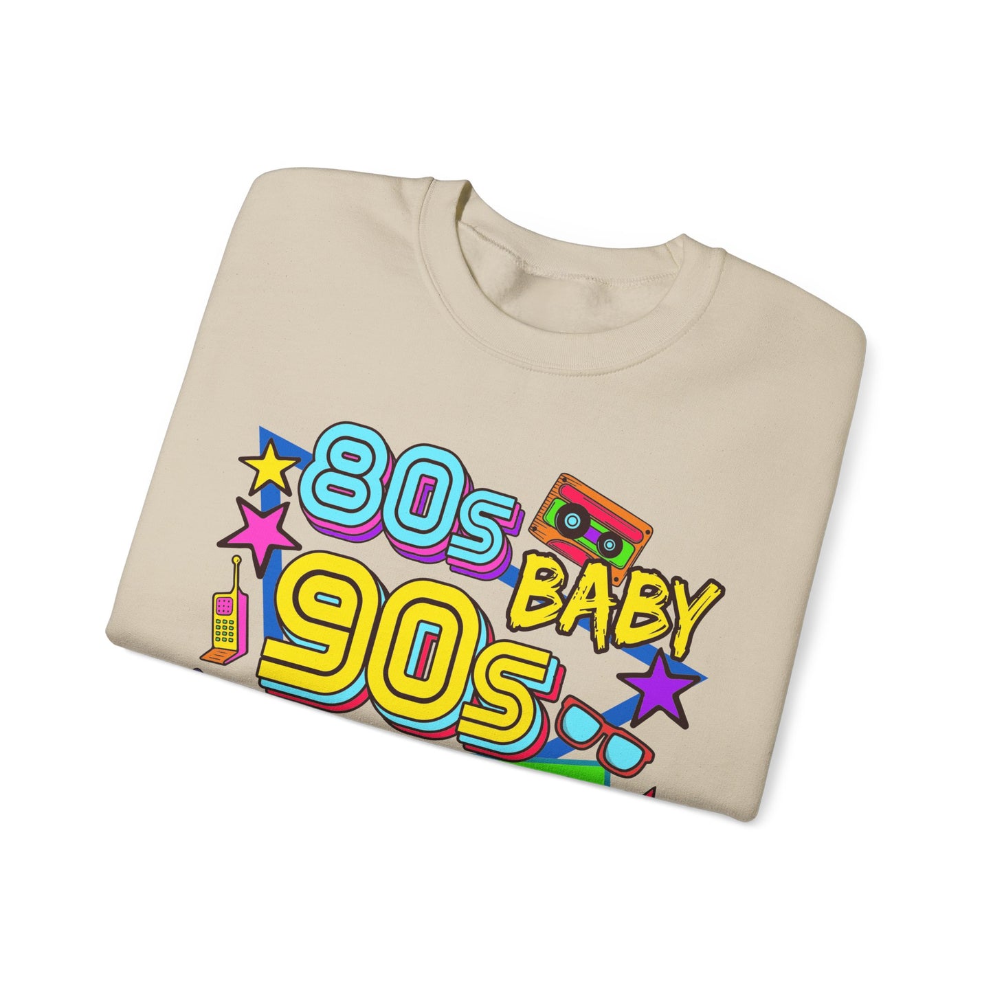 80s Baby 90s Made Me Heavy Blend™ Crewneck Sweatshirt
