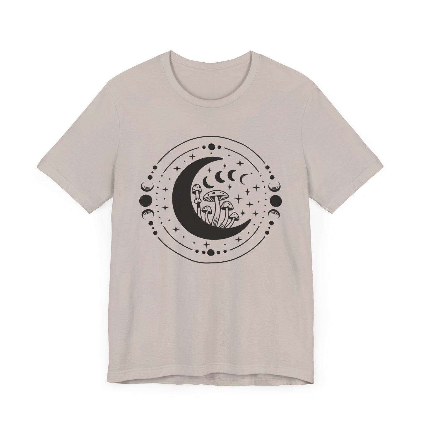 Moon and Mushroom Jersey Short Sleeve Tee