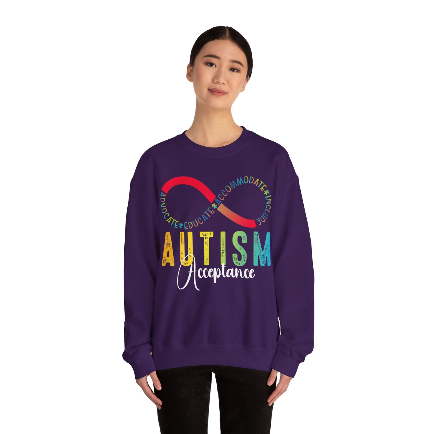 Autism Acceptance Heavy Blend™ Crewneck Sweatshirt