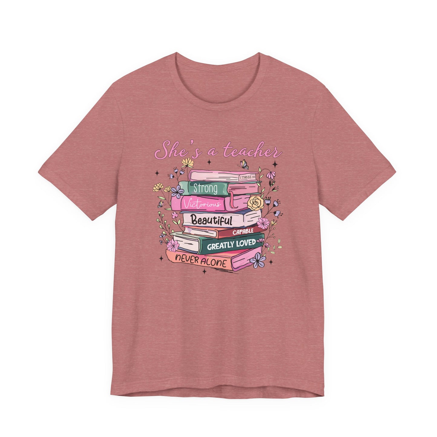 She’s A Teacher Jersey Short Sleeve Tee