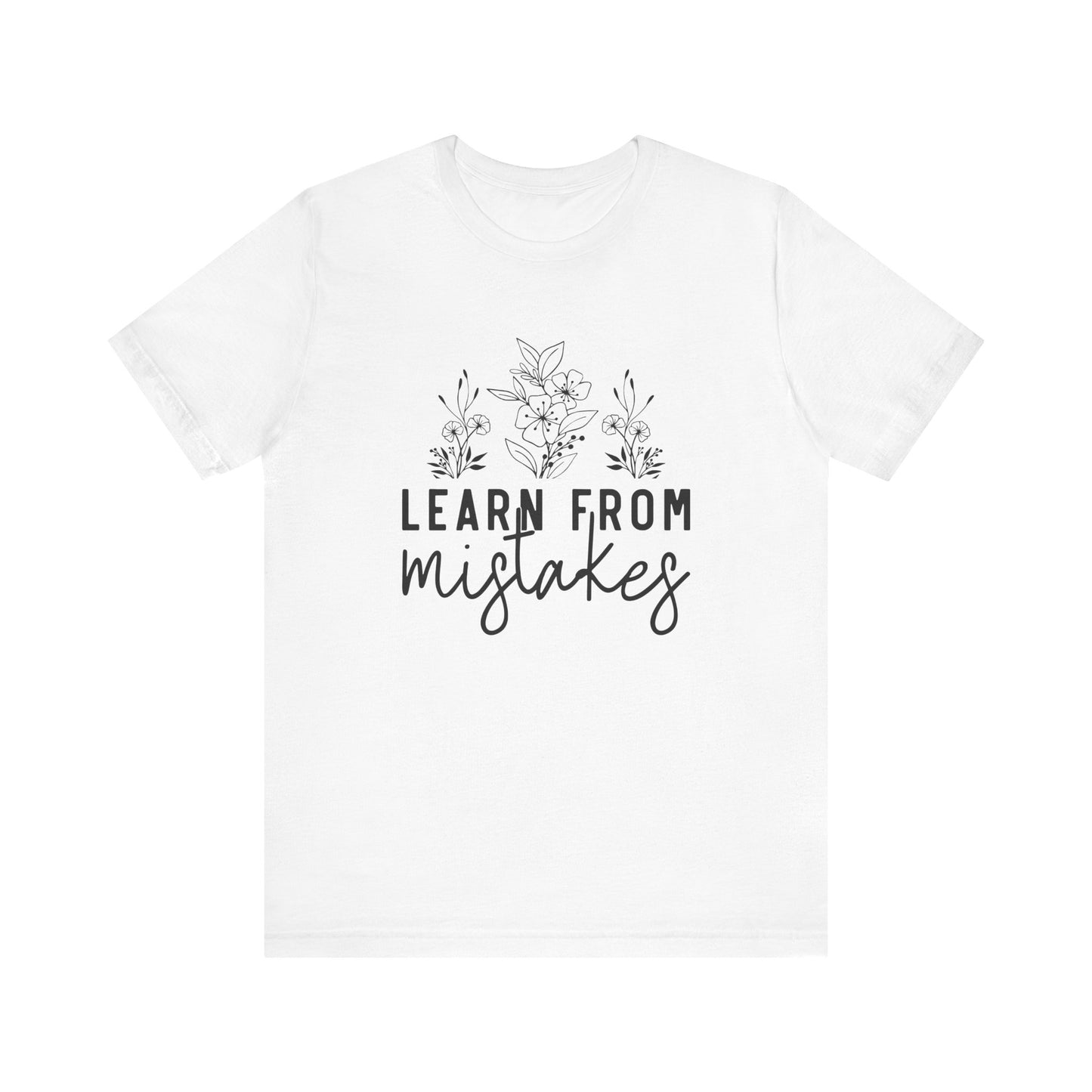 Learn From Mistakes Jersey Short Sleeve Tee