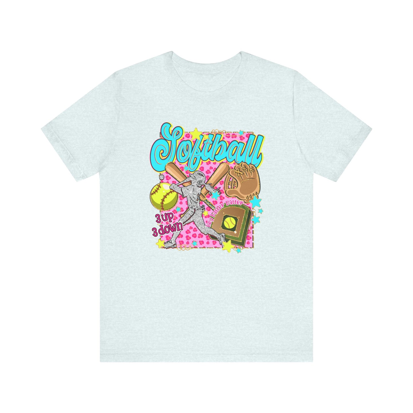 Retro Softball Jersey Short Sleeve Tee