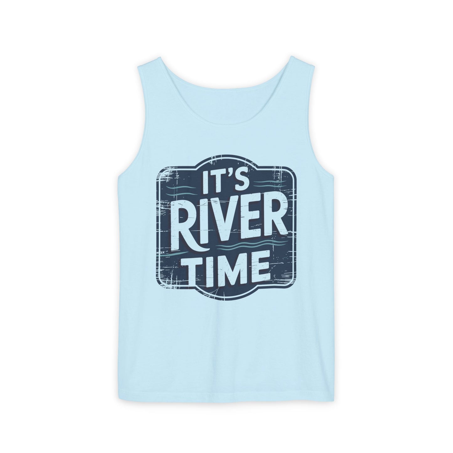 It’s River Time Garment-Dyed Tank Top