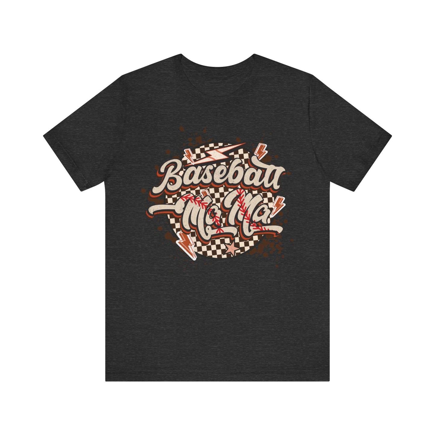 Retro Baseball Mama Jersey Short Sleeve Tee