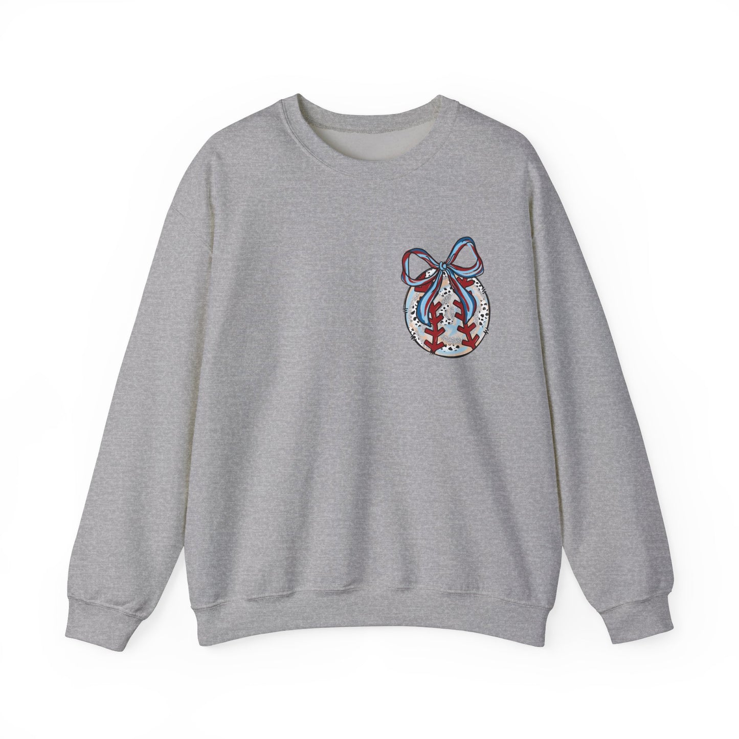 Doodle Baseball Pocket Heavy Blend™ Crewneck Sweatshirt