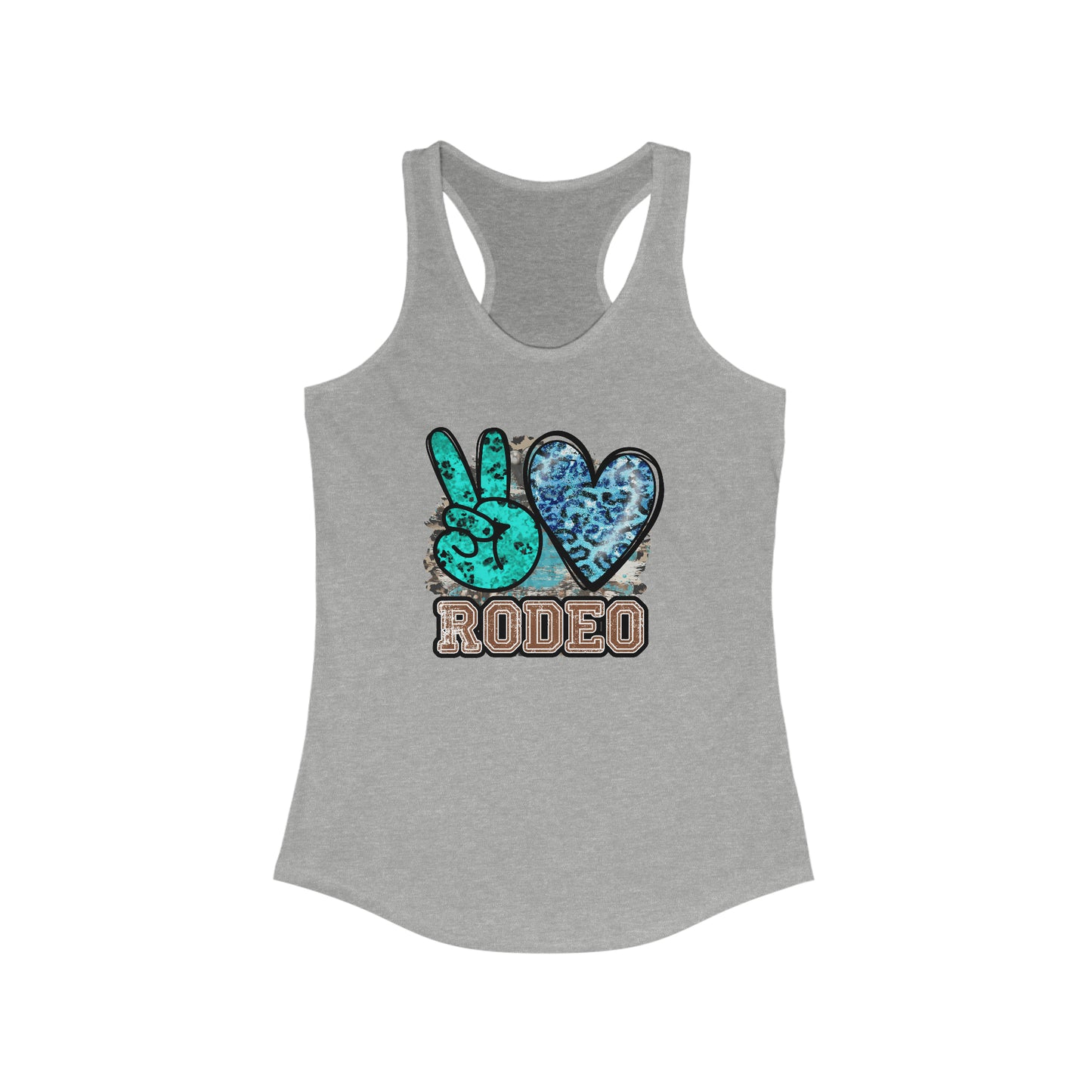 Peace Love Rodeo Ideal Racerback Tank