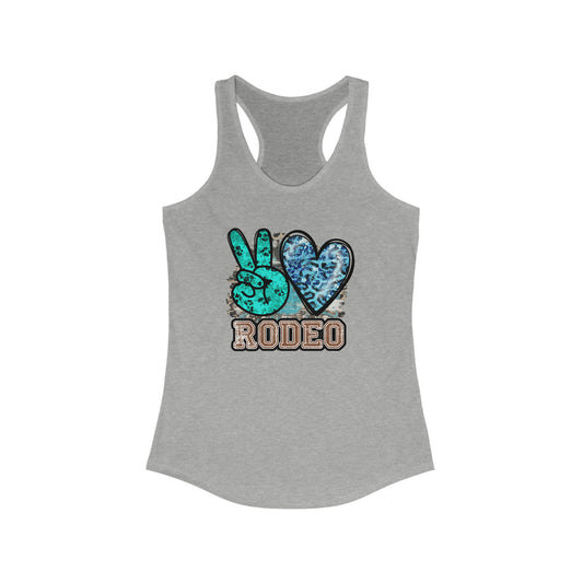 Peace Love Rodeo Ideal Racerback Tank