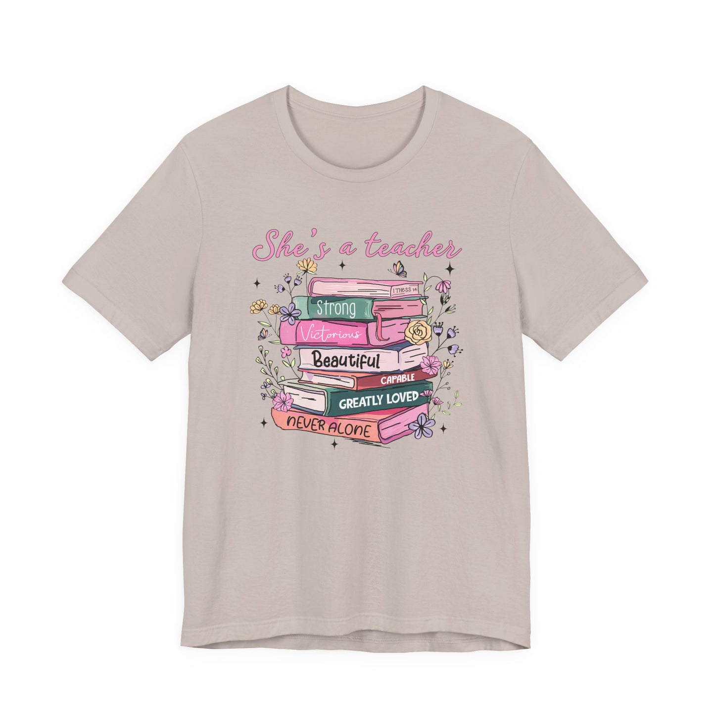 She’s A Teacher Jersey Short Sleeve Tee