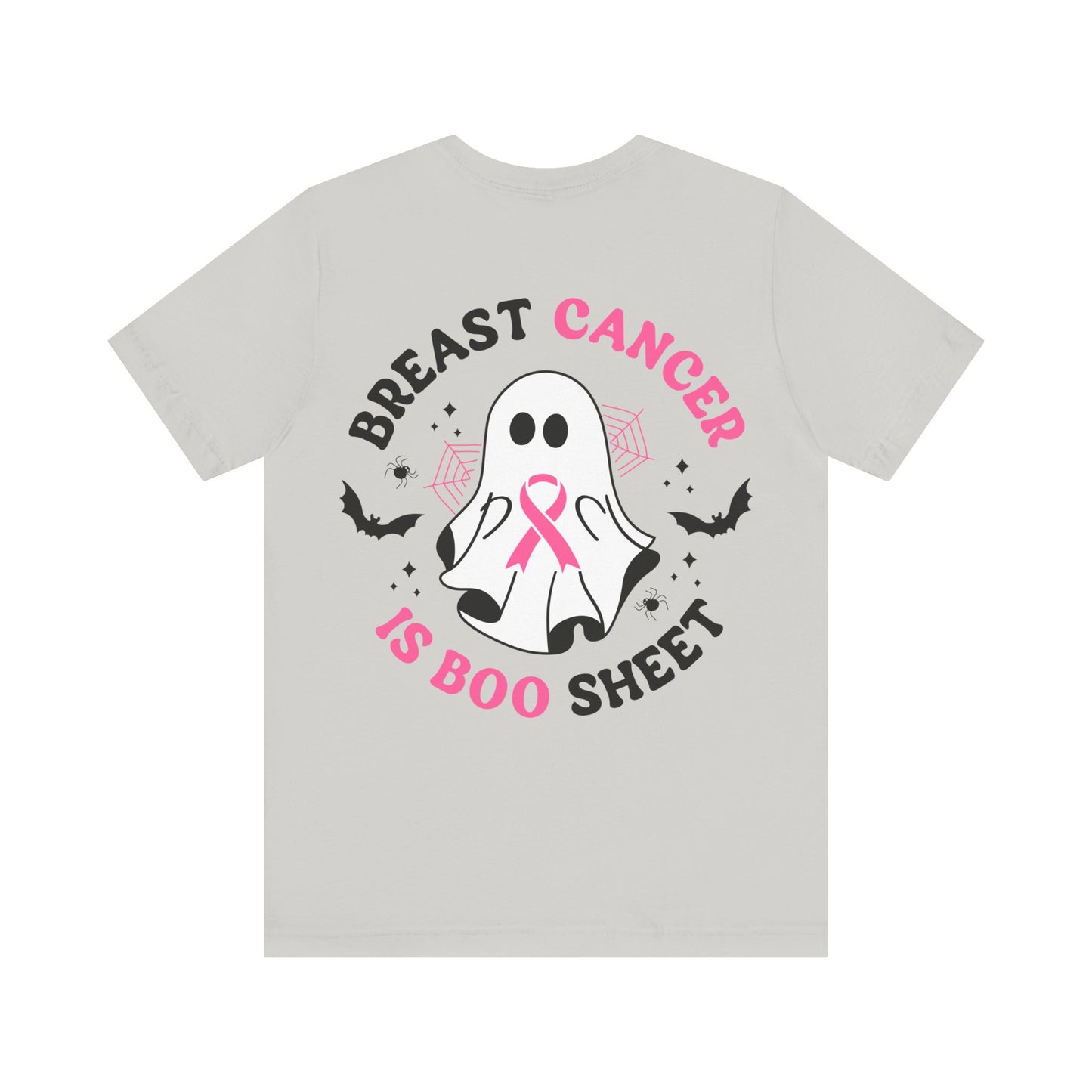 Breast  Cancer Is Boo Sheet Jersey Short Sleeve Tee