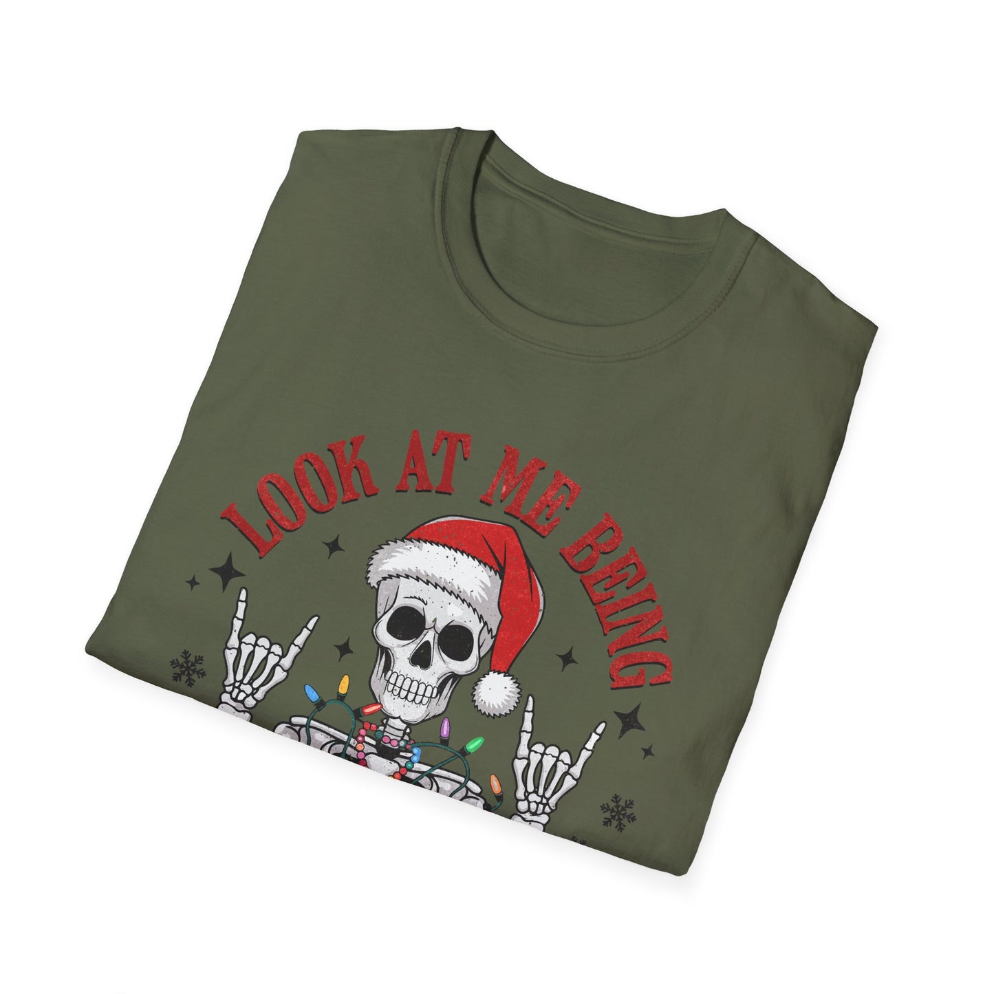 Festive Skellie Softstyle T-Shirt