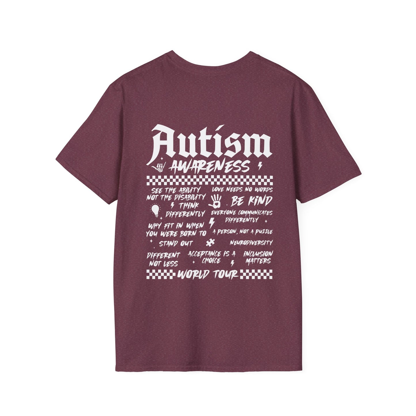 Autism World Tour F/B Softstyle T-Shirt