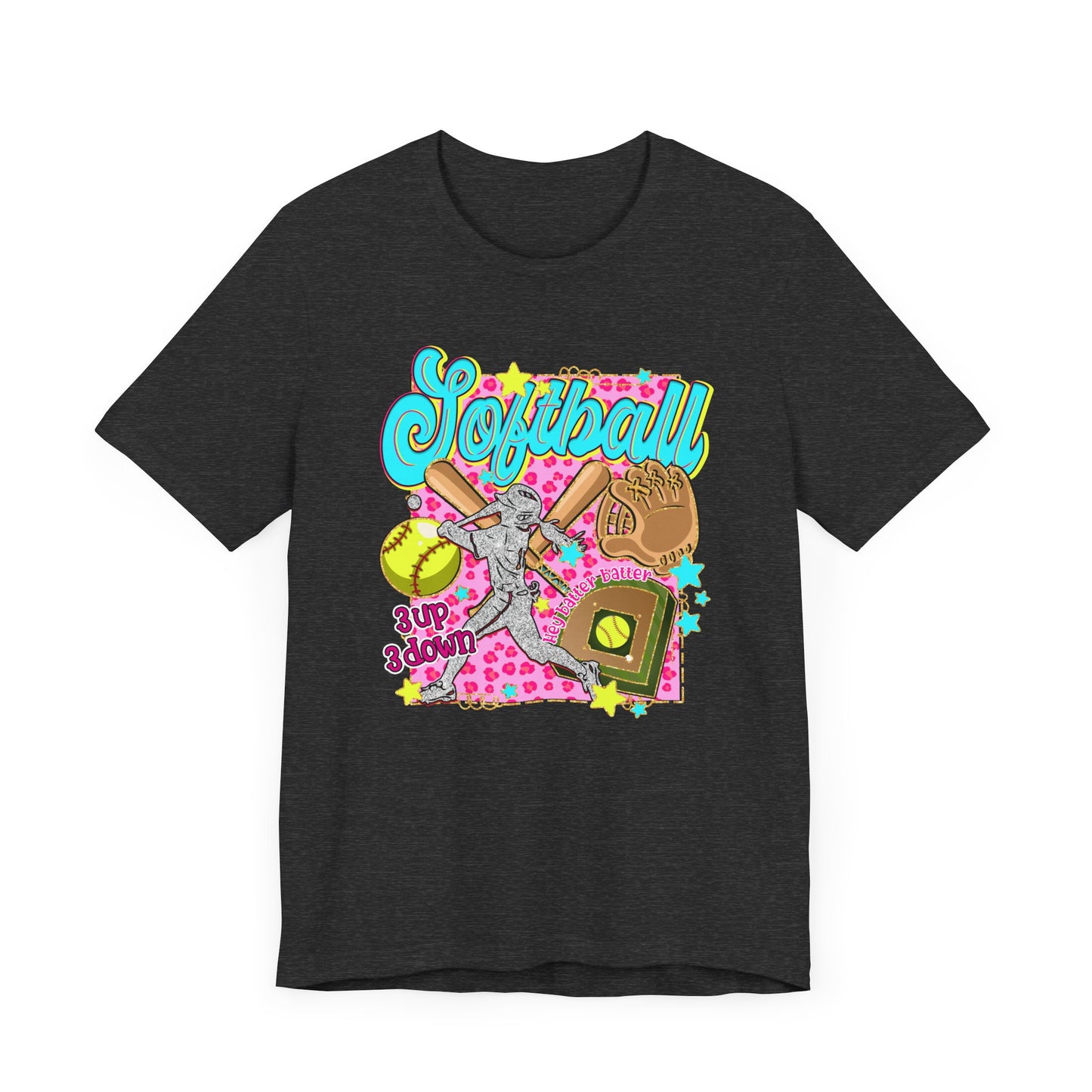 Retro Softball Jersey Short Sleeve Tee