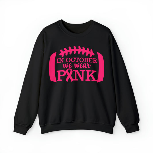 Football We Wear Pink  Heavy Blend™ Crewneck Sweatshirt
