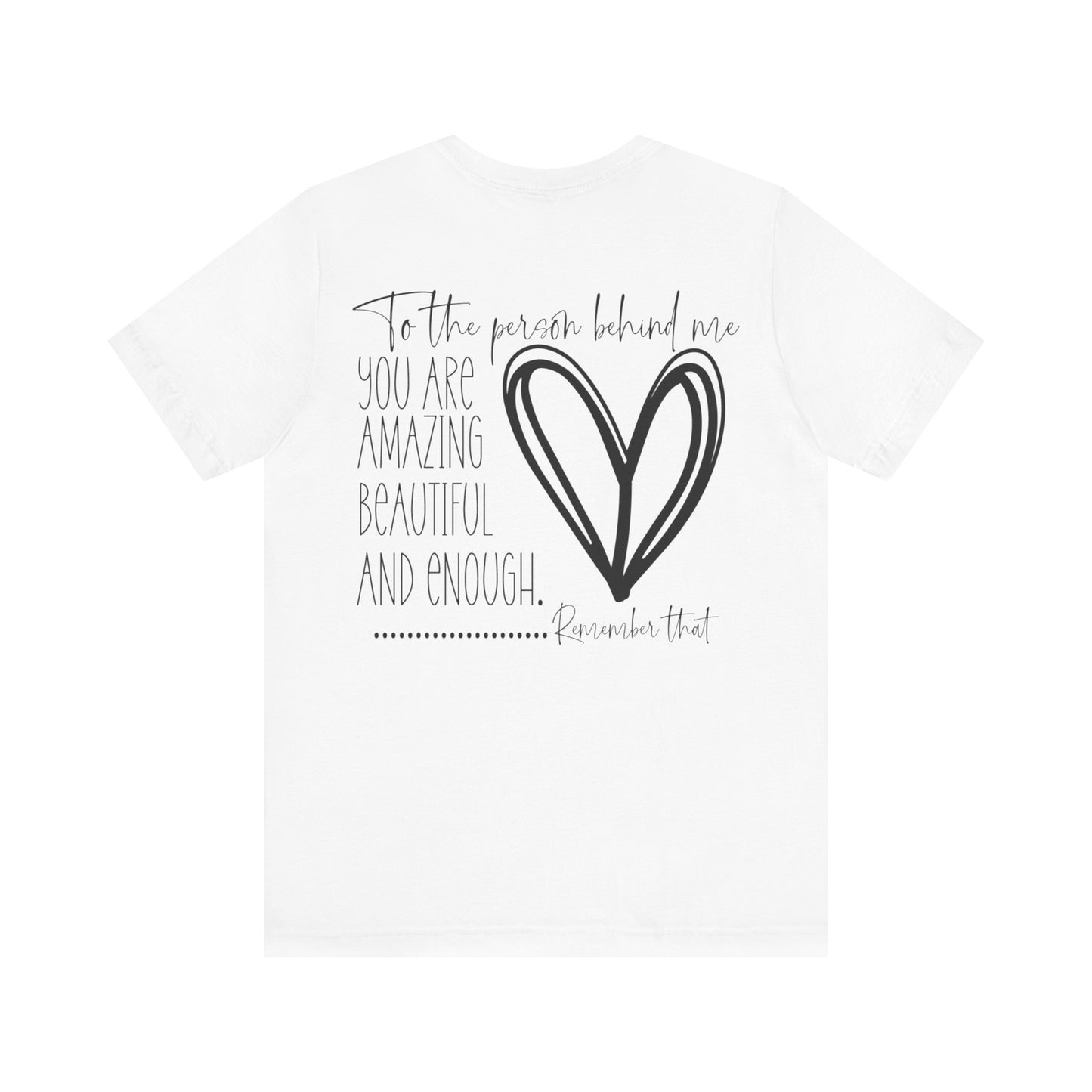 Person Behind Me Jersey Short Sleeve Tee