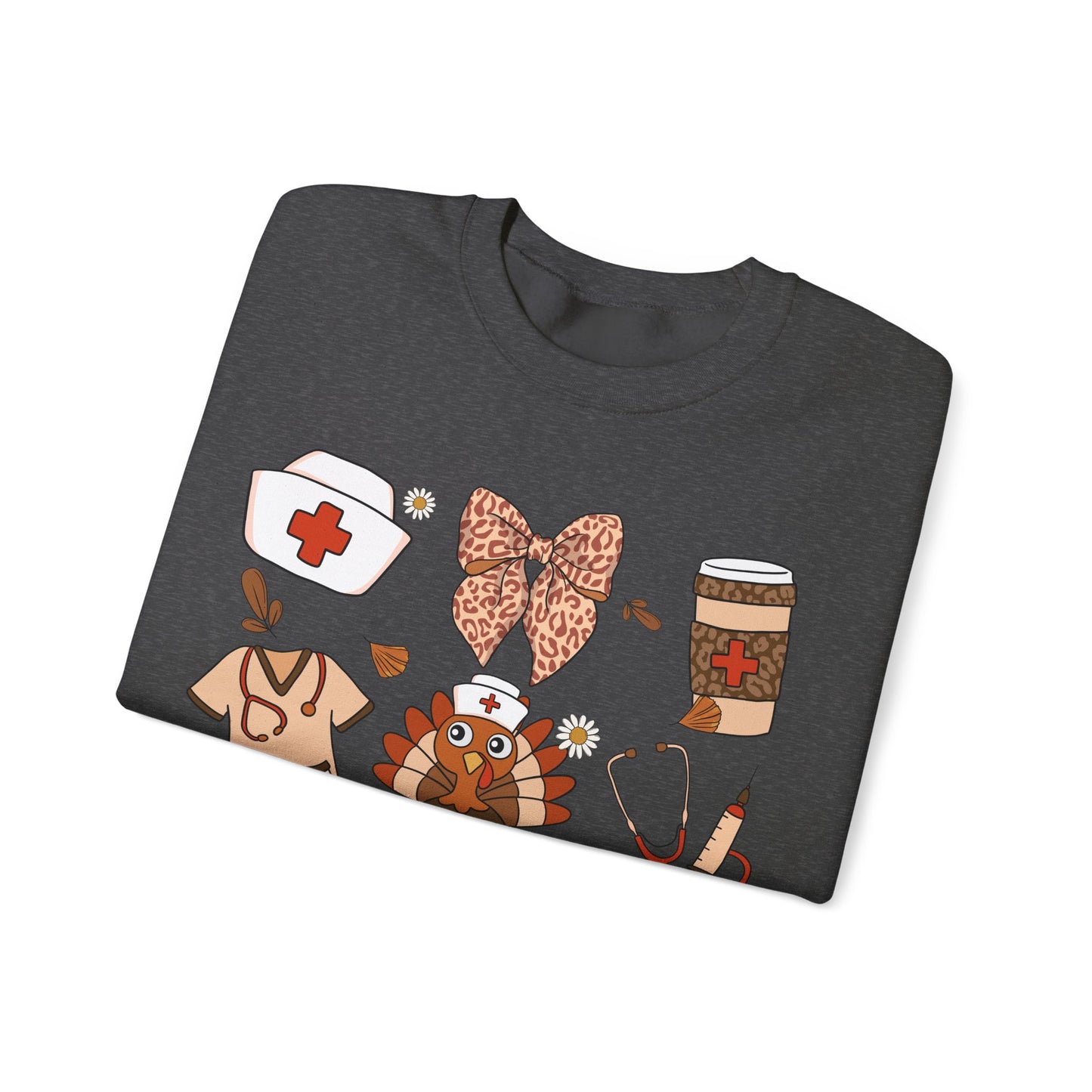 Nurse Turkey Heavy Blend™ Crewneck Sweatshirt