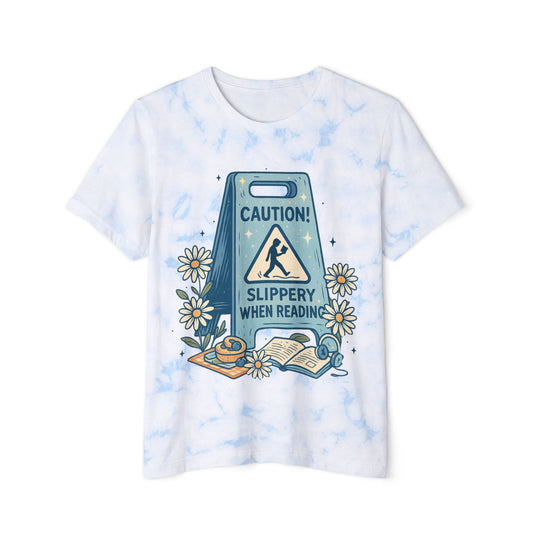 Slippery When Reading FWD Fashion Tie-Dyed T-Shirt