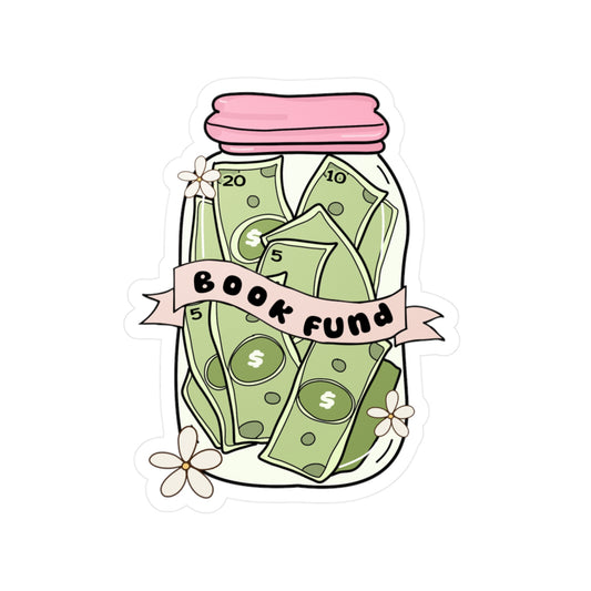 Book Fund Kiss-Cut Vinyl Decals