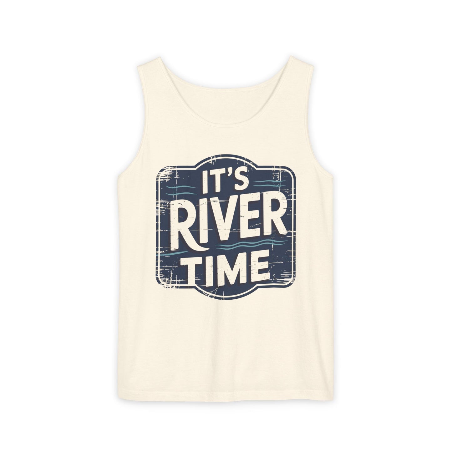 It’s River Time Garment-Dyed Tank Top