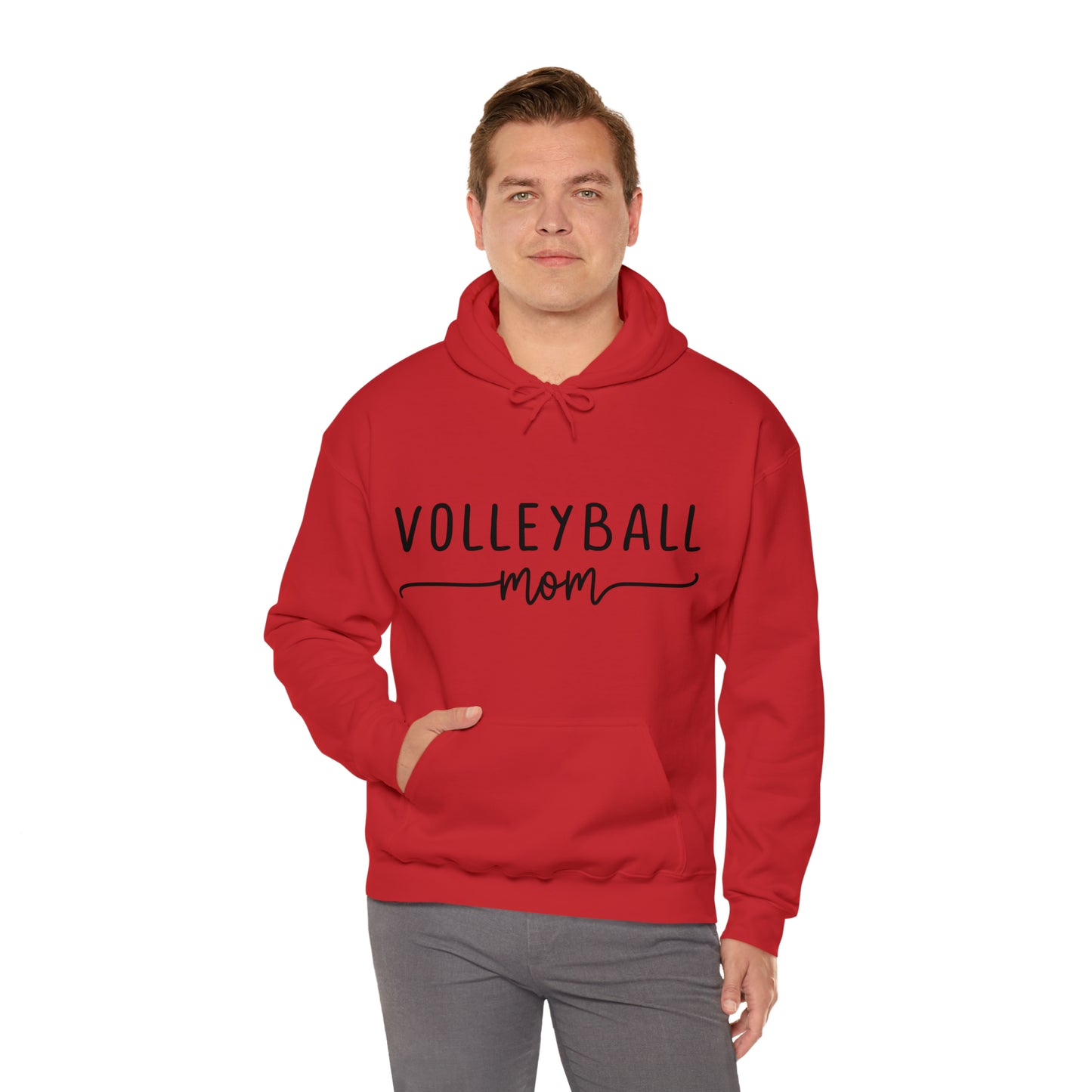 Volleyball MOM Heavy Blend™ Hooded Sweatshirt