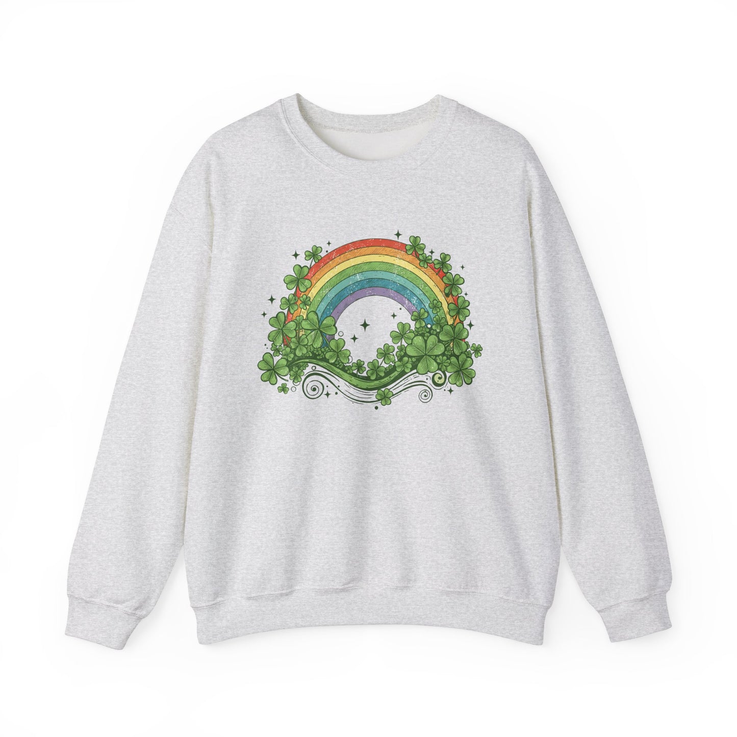 Lucky Rainbow Heavy Blend™ Crewneck Sweatshirt