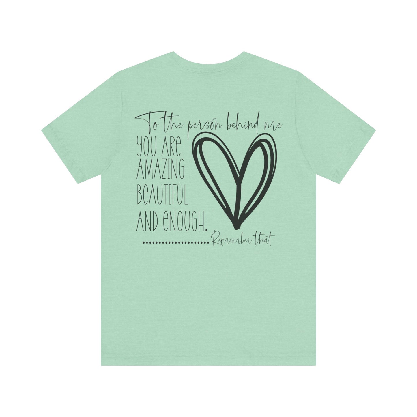 Person Behind Me Jersey Short Sleeve Tee