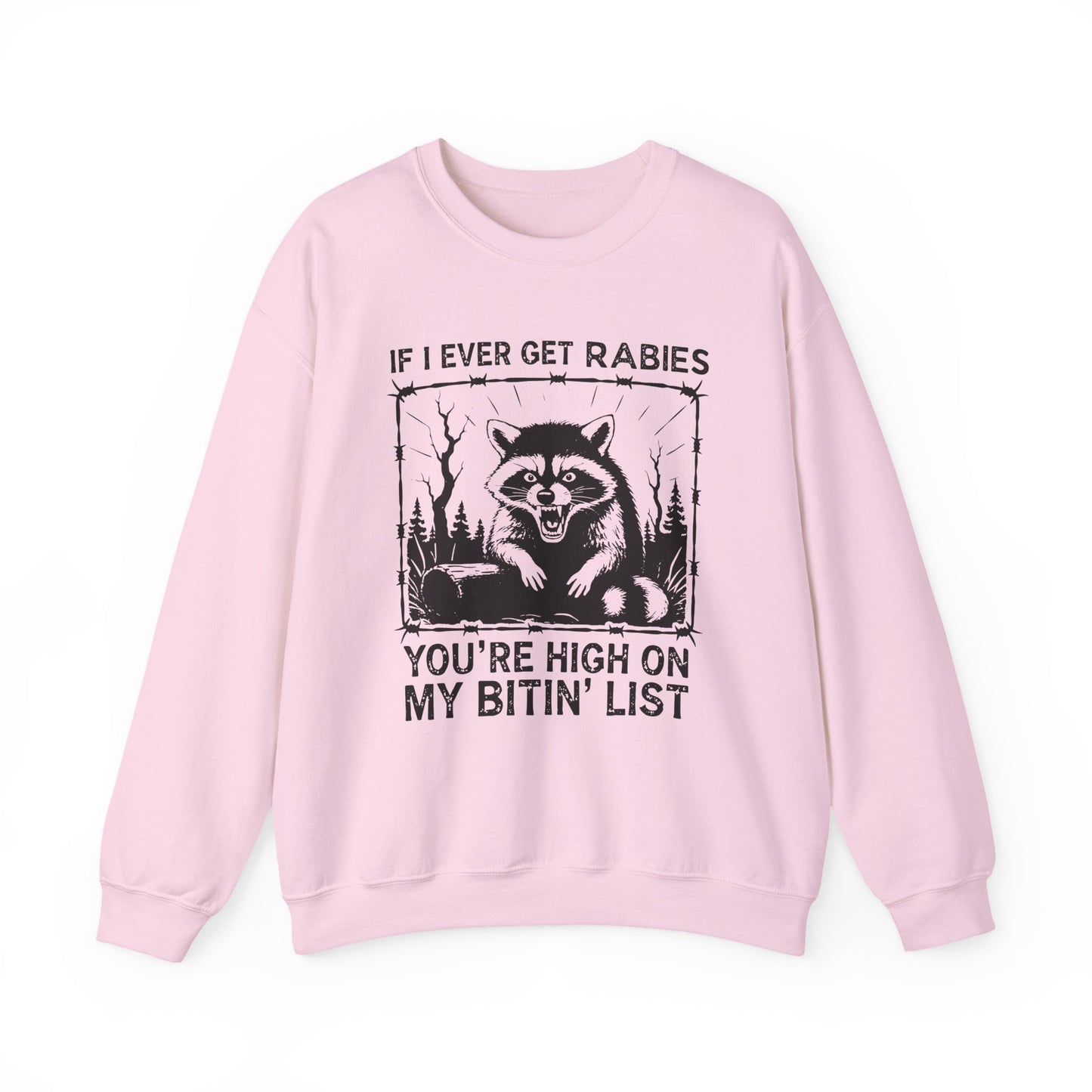 High On My Bitin List Heavy Blend™ Crewneck Sweatshirt