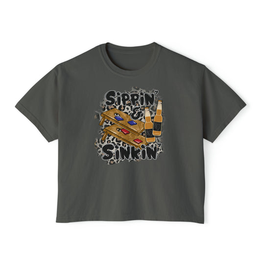 Sippin & Sinkin Women's Boxy Tee